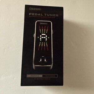 D'Addario Chromatic Pedal Tuner - 32-Bit, True Bypass